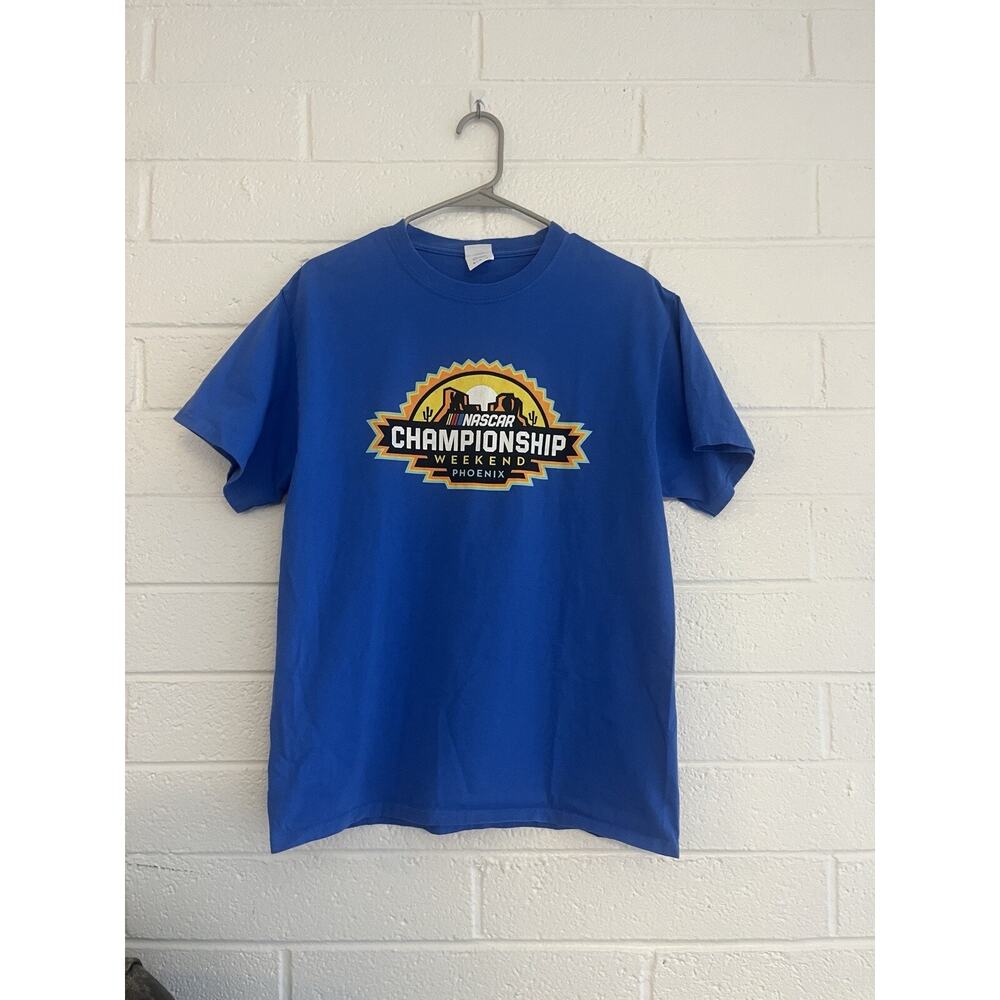 NASCAR Championship Weekend Phoenix T-Shirt Short Sleeve Blue Small